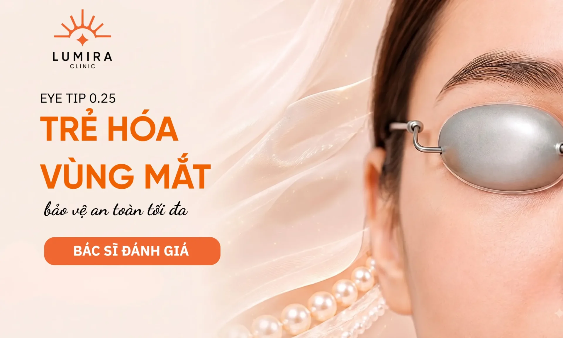 Thermage FLX mắt: khi nào phù hợp cho trẻ hóa vùng mắt? - minh họa tư vấn y khoa Lumira