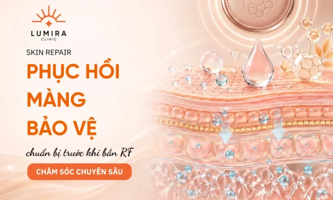 Phác Đồ Phục Hồi Hàng Rào Bảo Vệ Da Trước Khi Làm Thermage FLX