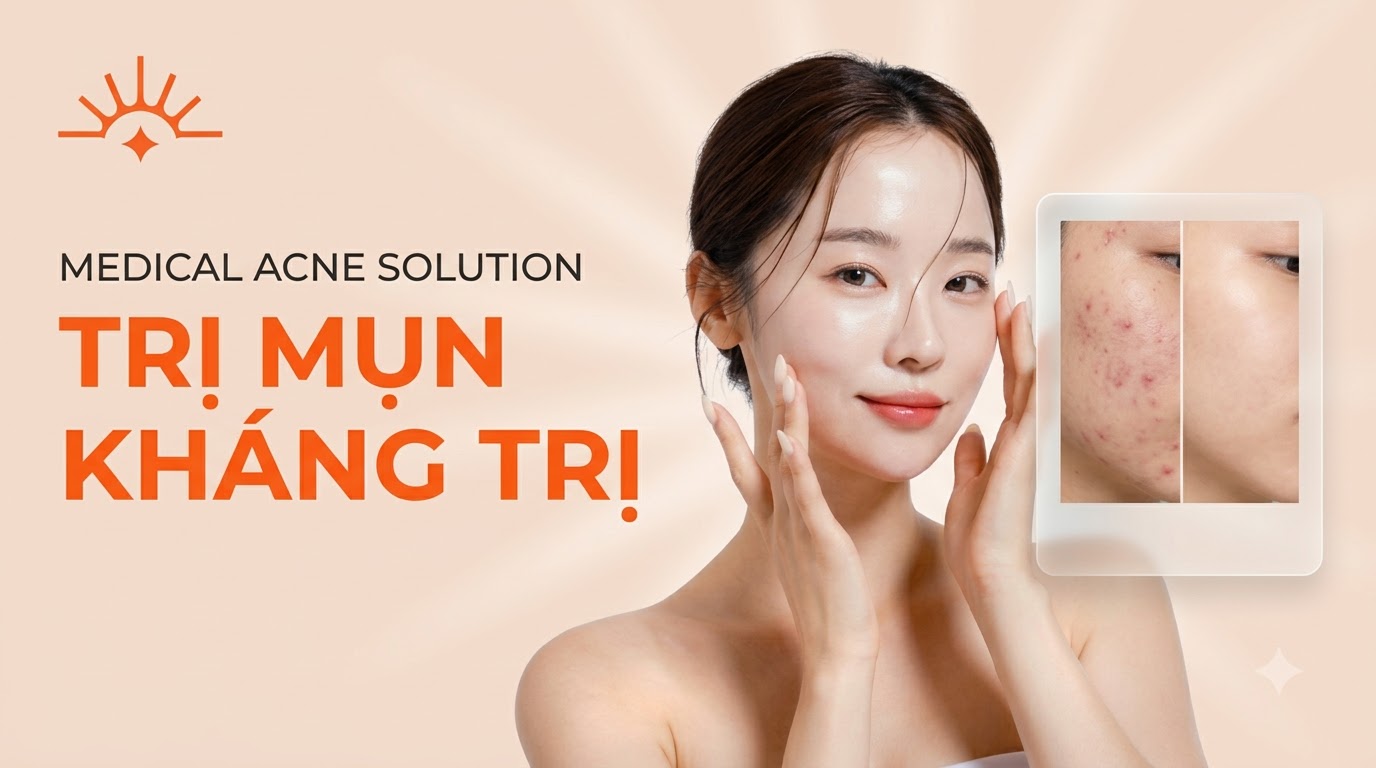 Giải Pháp Trị Mụn Kháng Trị Chuẩn Y Khoa