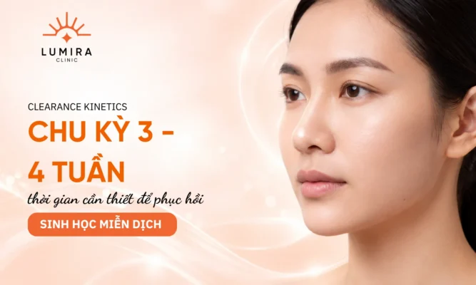 Chu kỳ đào thải sắc tố melanin tự nhiên qua hệ thống đại thực bào sau mỗi buổi bắn laser