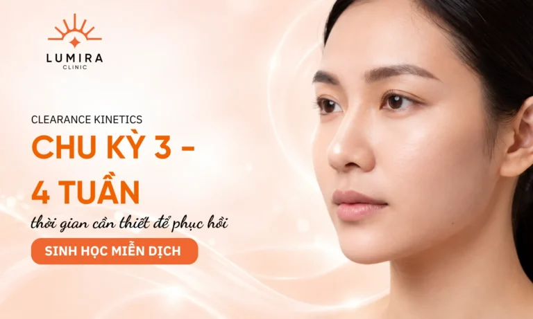 Chu kỳ đào thải sắc tố melanin tự nhiên qua hệ thống đại thực bào sau mỗi buổi bắn laser