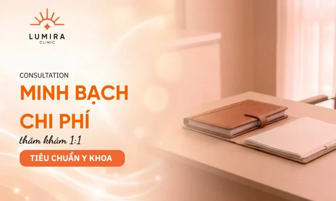 Bảng giá niêm yết các gói điều trị nám chuẩn y khoa công khai minh bạch tại Lumira Clinic