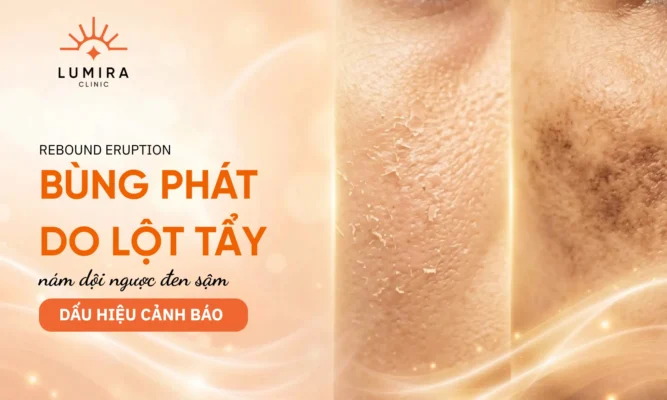 Hình ảnh lâm sàng dấu hiệu nhận biết da nhiễm độc Corticoid và tổn thương do lột tẩy bằng rượu thuốc