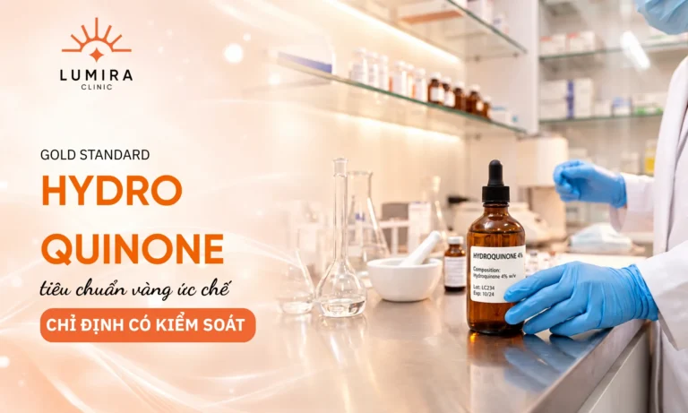 Quy chuẩn an toàn y khoa khi sử dụng Hydroquinone nồng độ chuẩn trong kiểm soát nám chân sâu