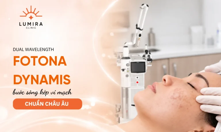 Thiết bị Laser Fotona Dynamis NX Line bước sóng kép Nd YAG và Er YAG điều trị sắc tố tại Lumira Clinic