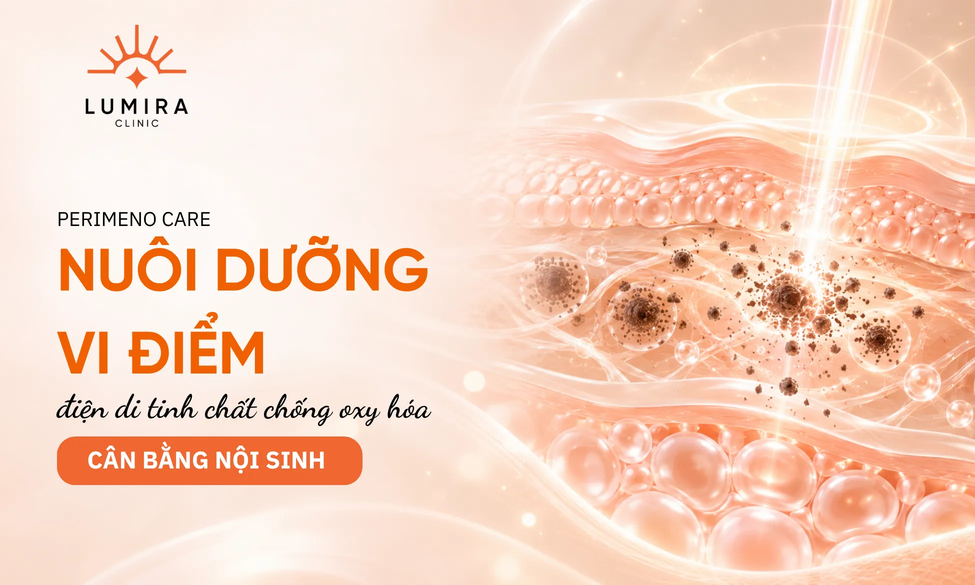 Liệu pháp điện di tinh chất phục hồi nám tiền mãn kinh chuyên sâu tại Lumira Clinic