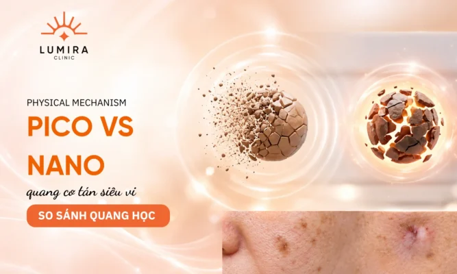 So sánh cơ chế tán vụn quang âm của Laser Pico và cơ chế tích nhiệt của Laser Nano truyền thống