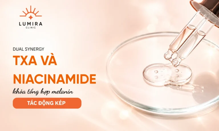 Cơ chế cộng hưởng hiệp đồng giữa Tranexamic Acid và Niacinamide trong kiểm soát sắc tố đa tầng