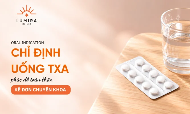 Chỉ định y khoa và phác đồ liều dùng kiểm soát đông máu của viên uống Tranexamic Acid trị nám