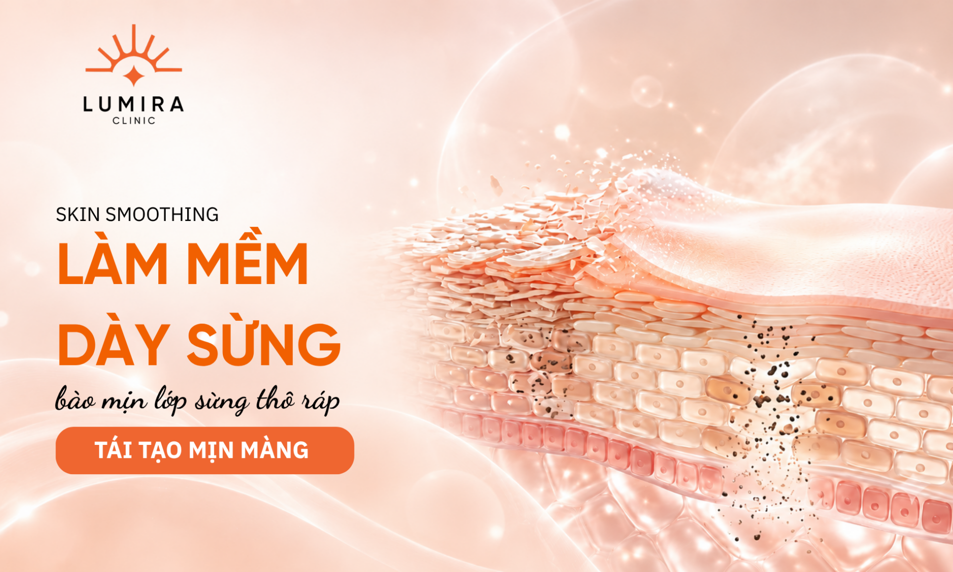 Co che lam sang min va deu mau vung da mong tham san - Lumira Clinic