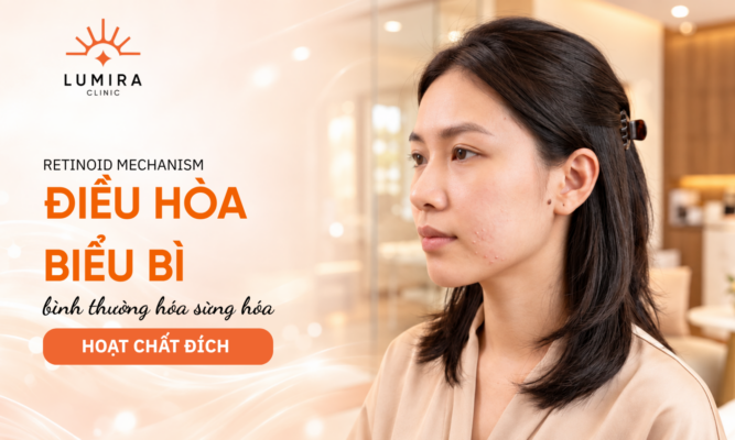 Bieu hien gom coi mun an nhe nhang tren ma khi su dung Adapalene - Lumira Clinic