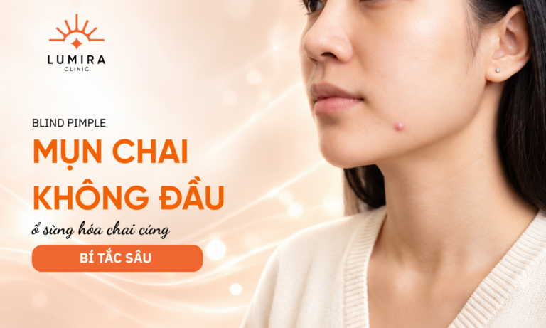 Nhan dien not mun chai khong dau nho go nhe khong co mieng coi tren ma - Lumira Clinic