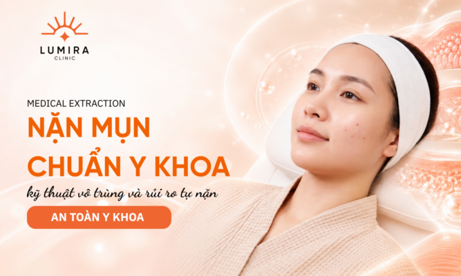Lay nhan mun y khoa vo trung dung thoi diem giup ngan ngua seo ro - Lumira Clinic