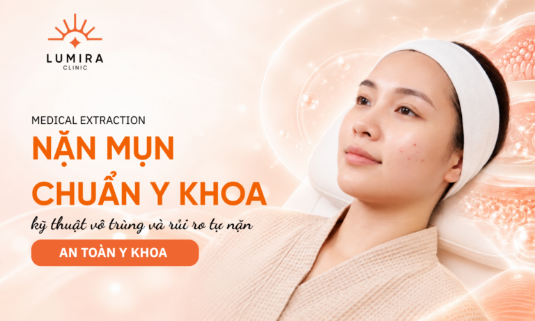 Lay nhan mun y khoa vo trung dung thoi diem giup ngan ngua seo ro - Lumira Clinic