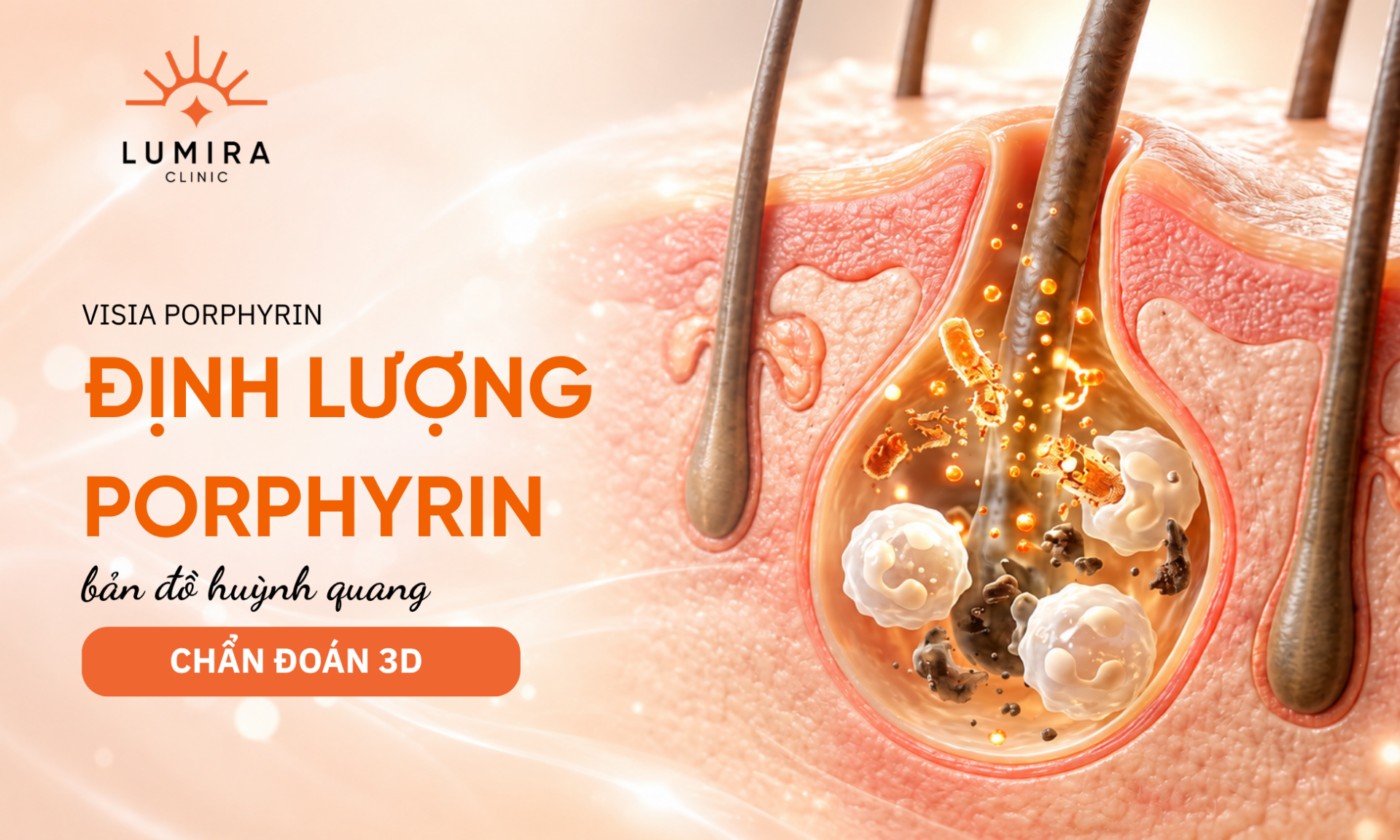 May soi da da tang VISIA Gen 8 dinh luong vi khuan porphyrin va dau nhon mun trung ca - Lumira Clinic