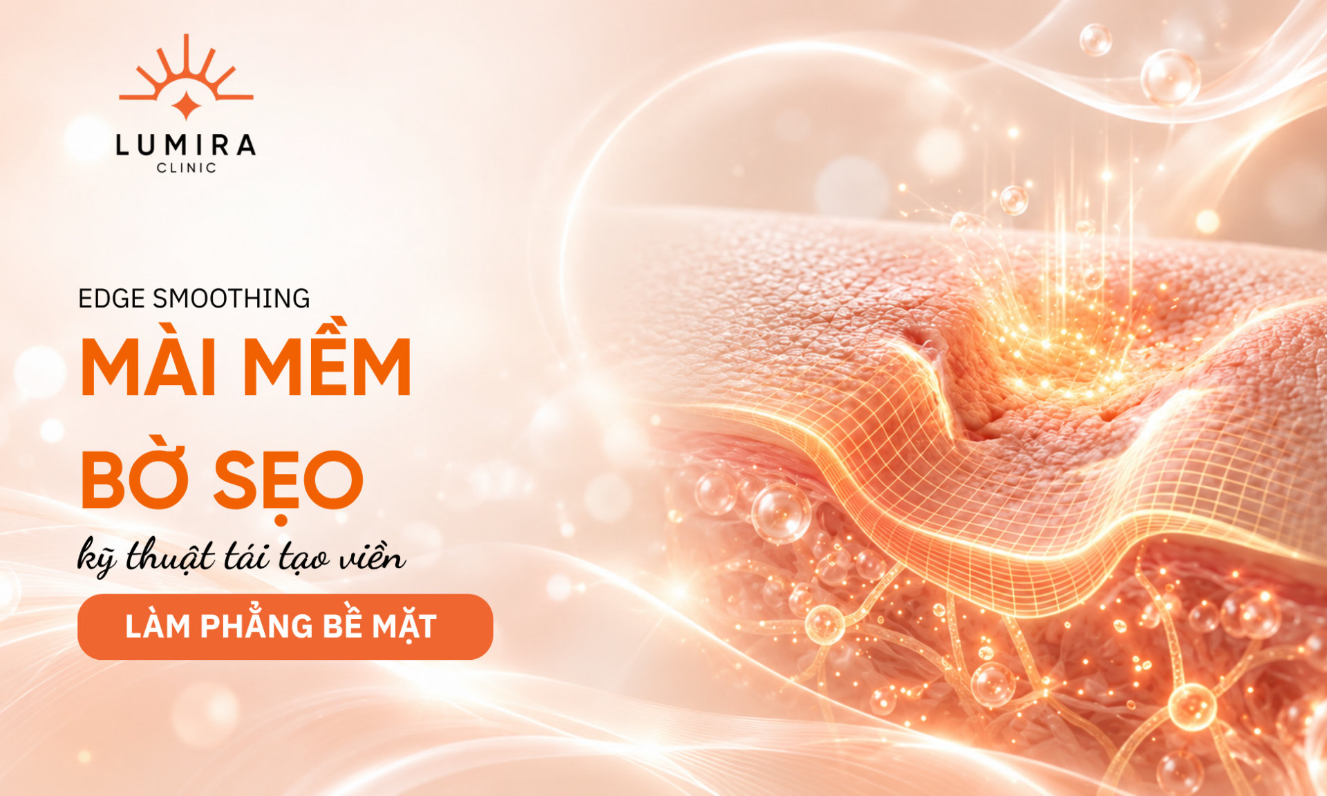 Ky thuat mai vien bo seo day vuong bang laser vi diem - Lumira Clinic