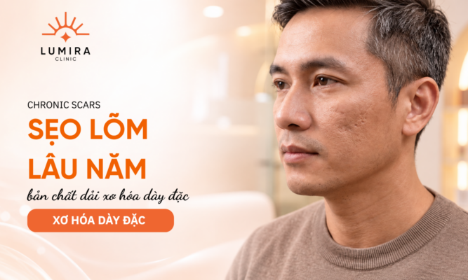 Hinh anh vai vet seo lom lau nam nhe nhang tu nhien tren vung ma - Lumira Clinic