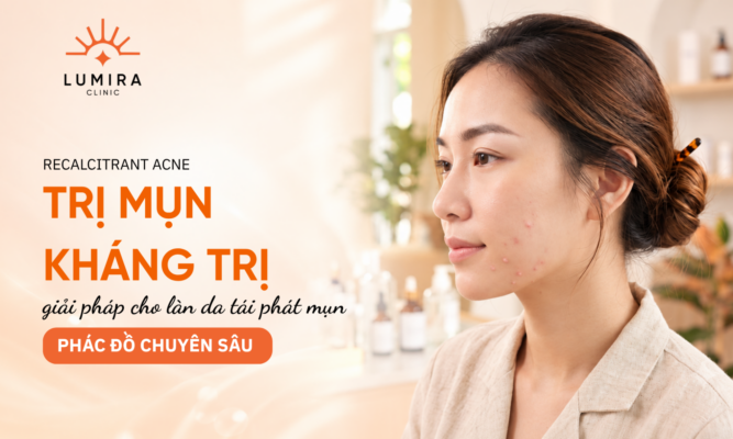 Tinh trang mun san nhe tai phat cung vet tham mo vung ma duoi - Lumira Clinic