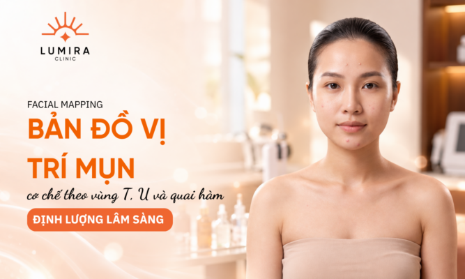Vi tri cac not mun nho tu nhien tren vung tran vung ma va vung cam - Lumira Clinic